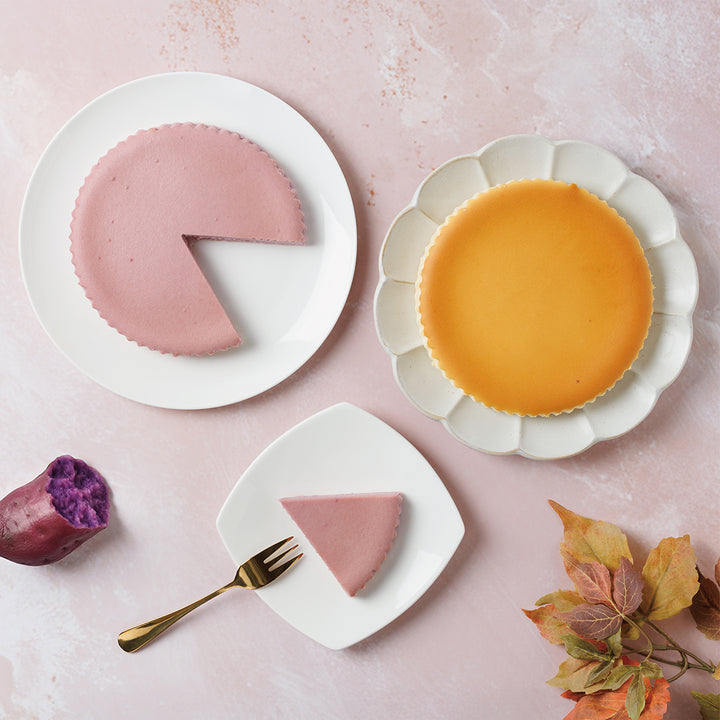 【季節限定】御用邸チーズケーキと紅芋チーズケーキの食べ比べセット