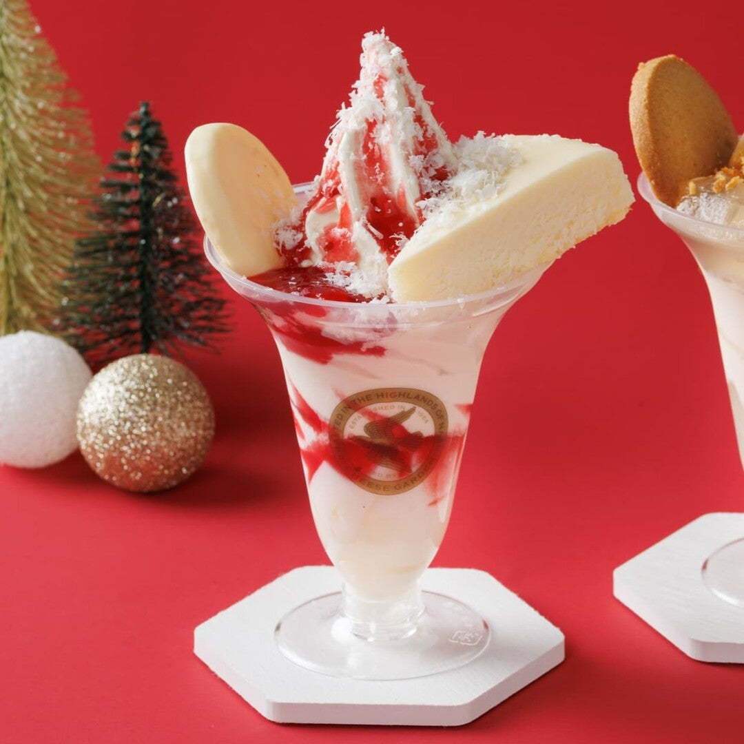 【季節限定】御用邸ホワイトチーズケーキをパフェで楽しむ『ホワイトクリスマスパフェ』販売決定❆