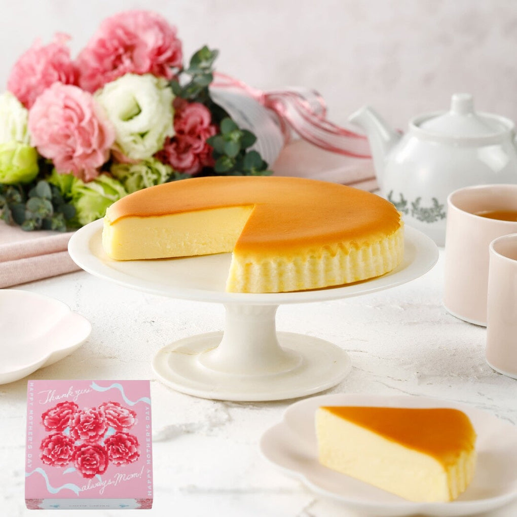 【チーズガーデン】感謝や労りの気持ちを彩る母の日限定パッケージ『「母の日」御用邸チーズケーキ』発売決定