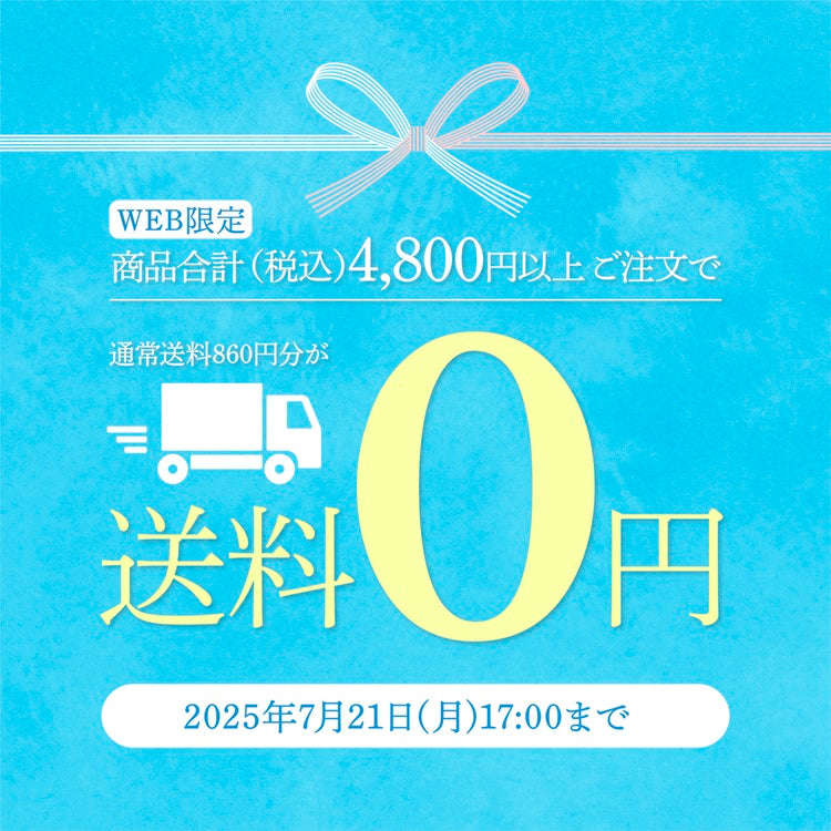 【オンラインショップ】夏の送料無料キャンペーン開催！（２０２５）