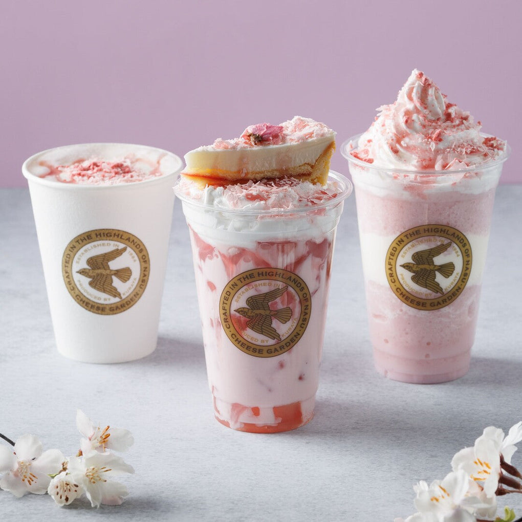 【季節限定】華やかな桜色の愛らしい季節限定カフェドリンク『SAKURA DRINKS』販売決定！