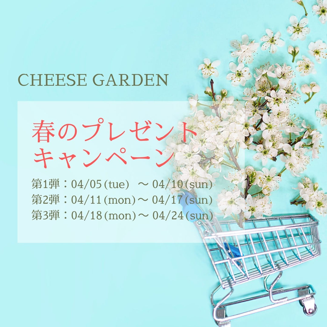 【オンラインショップ】3週連続！春のプレゼントキャンペーン