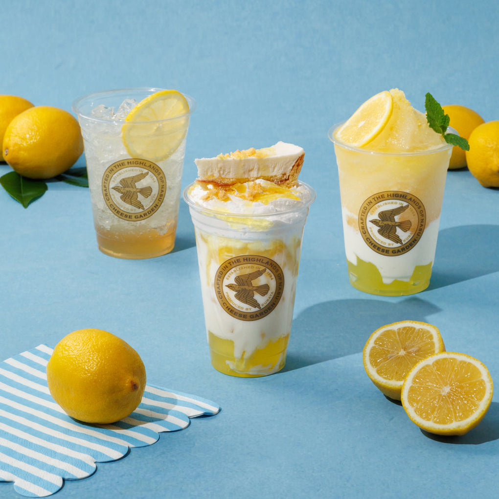 【チーズガーデン】夏にぴったりのオアシスのような季節限定カフェドリンク『Lemon Paradise』販売決定！