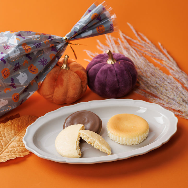 【ハロウィン・WEB限定】ミニチーズケーキとショコラチーズクッキーのセット