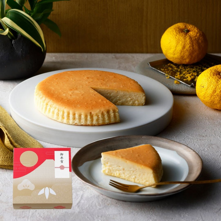 【お年賀帯包装】御用邸柚子チーズケーキ（年末年始お届け）
