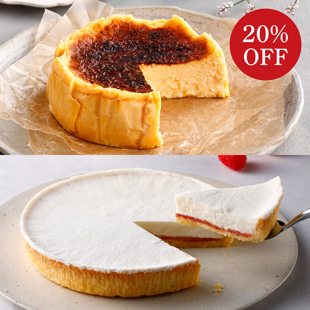 NASU WHITE+バスクチーズケーキ セット【新春SALE 20%OFF】