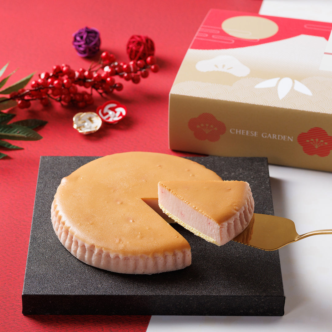 【お年賀帯包装】御用邸ストロベリーチーズケーキ（年末年始お届け）