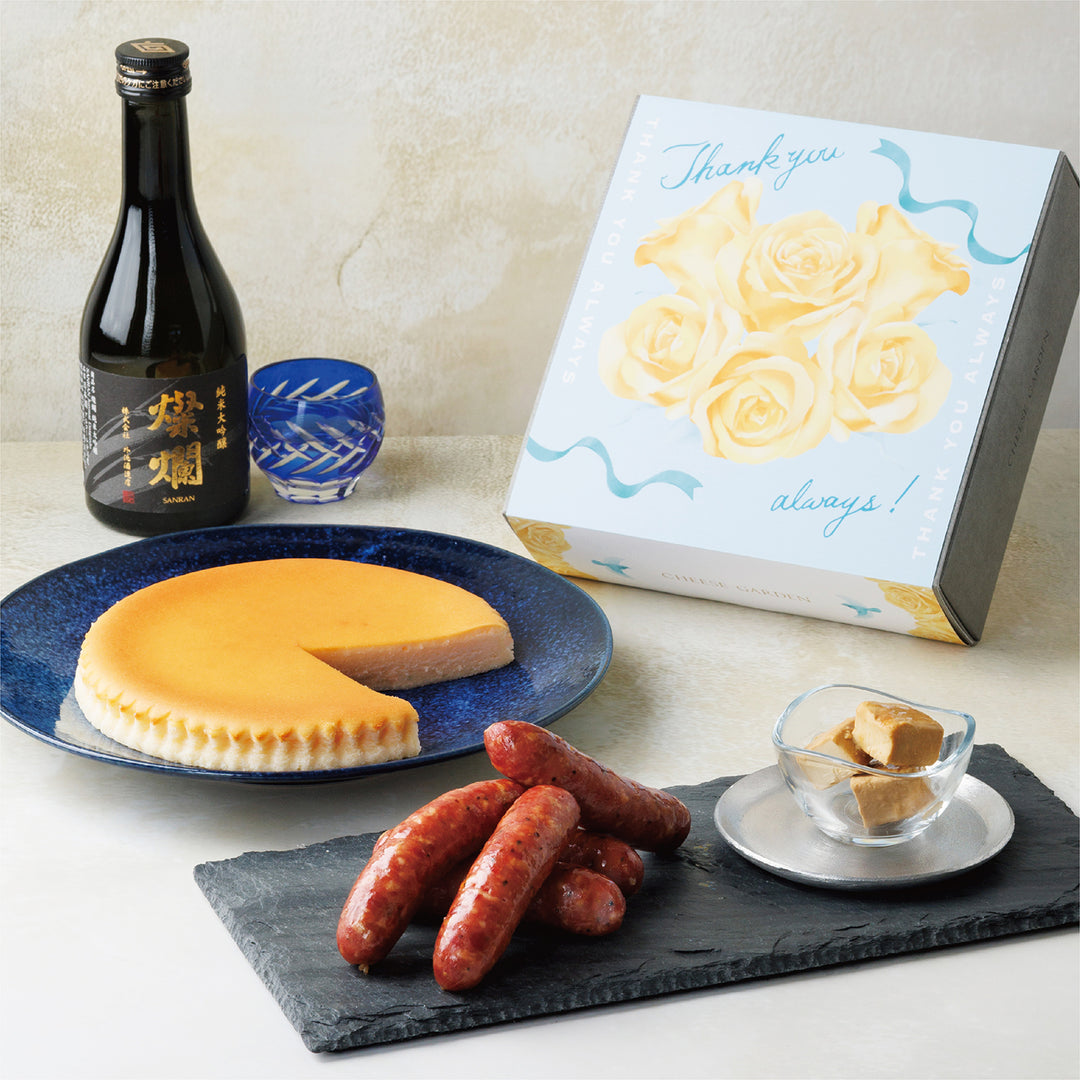 【父の日・数量限定】日本酒で乾杯！チーズケーキと厳選おつまみのギフト（6/17～6/23お届け）