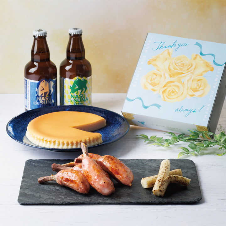 【父の日・数量限定】クラフトビールで乾杯！チーズケーキと厳選おつまみのギフト（6/17～6/23お届け）