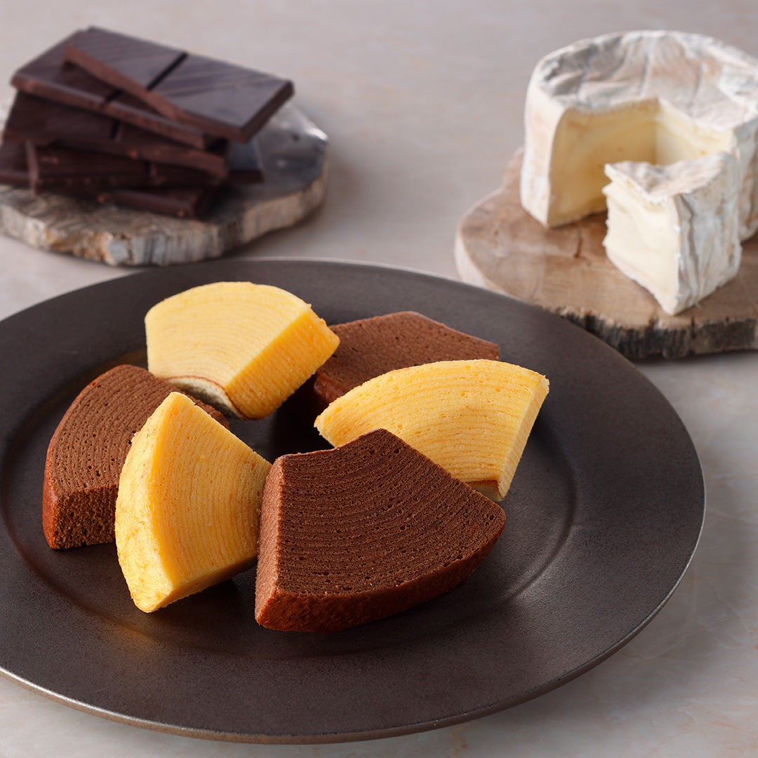 【季節限定】チーズバウムアソート（プレーン＆ショコラ・6個入）