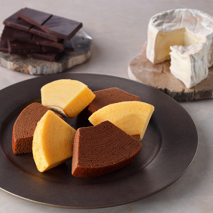 【季節限定】チーズバウムアソート（プレーン＆ショコラ・6個入）